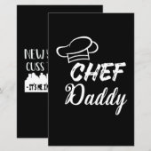 Chef daddy | Cook gift | Food Lovers Present (Front/Back)