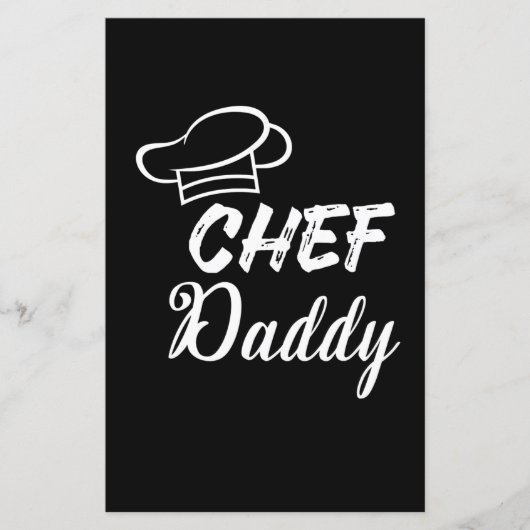 Chef daddy | Cook gift | Food Lovers Present (Front)