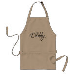 "Chef Daddy" - Modern, etch script Adult Apron "Chef Daddy" - Modern, etch script Adult Apron