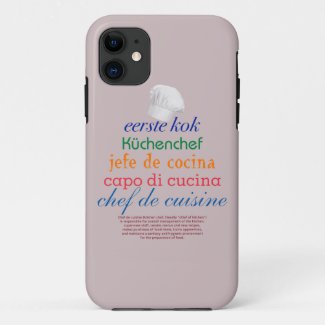 chef de cuisine iPhone 11 case