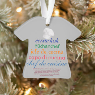 chef de cuisine ornament