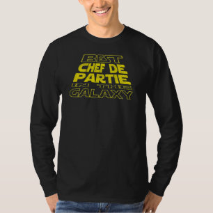 Chef De Partie Space Backside Design T-Shirt