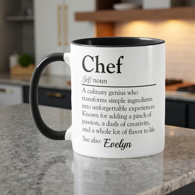 Chef Definition Personalized Appreciation Gift Mug (Creator Uploaded)