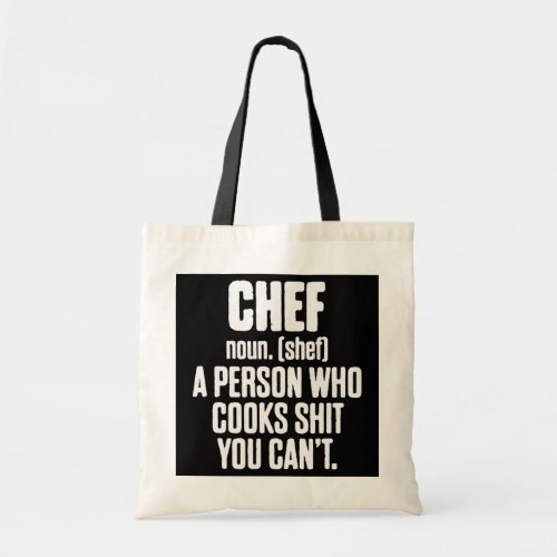 Chef Definition  Tote Bag