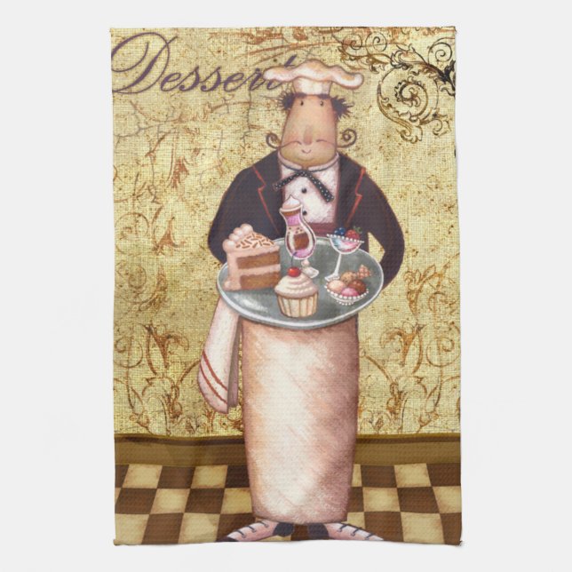 Chef Dessert Towel (Vertical)
