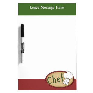 Chef Dry-Erase Board