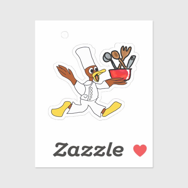 Chef Ducky Kazoo Sticker (Sheet)