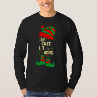 Chef Elf Christmas Matching Family Christmas T-Shirt