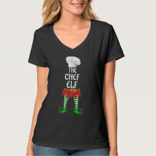 Chef Elf Family Matching Group Christmas Party T-Shirt