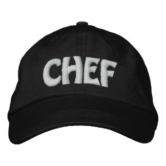 CHEF EMBROIDERED BASEBALL CAP