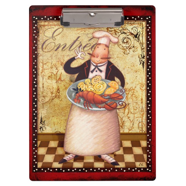 Chef Entrée Clipboard (Front)