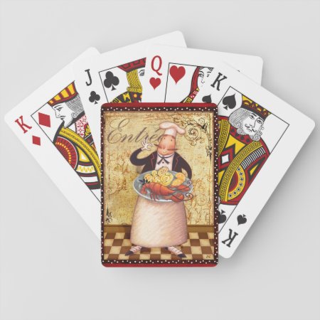 Chef Entrée Playing Cards