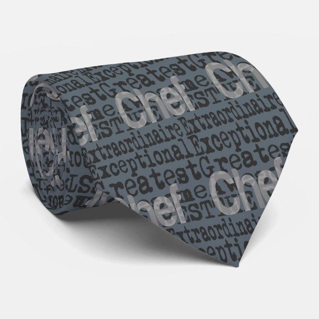 Chef Extraordinaire Neck Tie (Rolled)