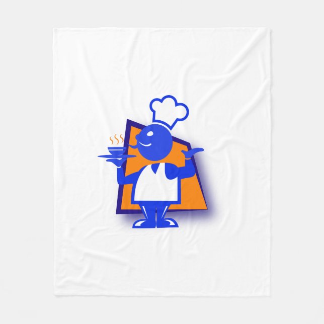 Chef Fleece Blanket (Front)