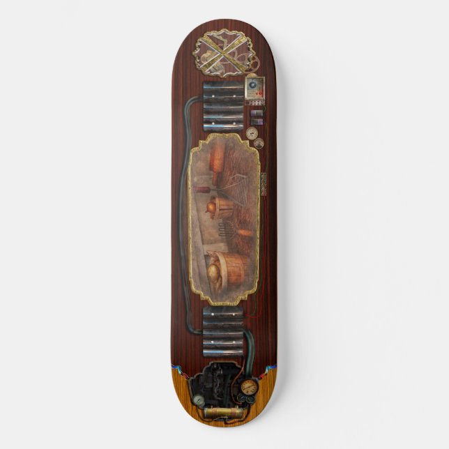 Chef - Food - Equipment for making Latkes Skateboard Deck (Front)