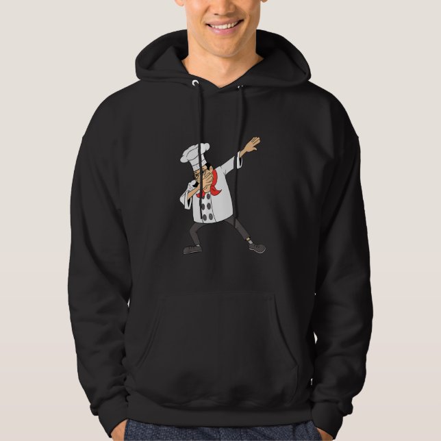 Chef  For Men Women Cook Hip Hop Dabbing Dance  1 Hoodie (Front)