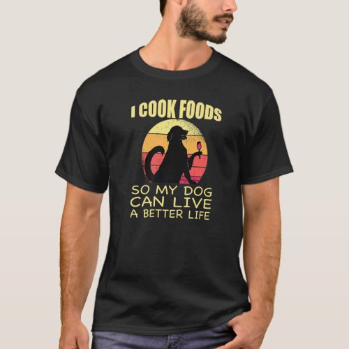 Chef Funny Cooking For Chefs And Dod Lovers  T_Shirt