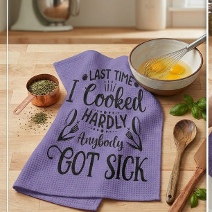 Chef  funny kitchen quote  towel