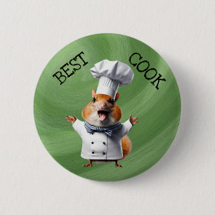 Chef Gift for Home Cooks, Birthday or Christmas Button