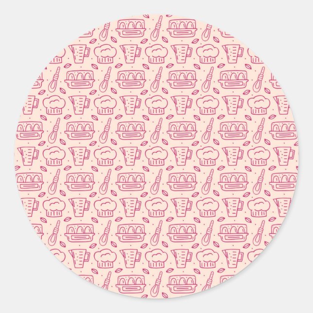 Chef Gift | My Kitchen Was Clean Last Week Classic Round Sticker (Front)