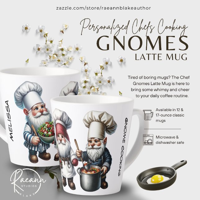Chef Gnomes Latte Mug (Creator Uploaded)