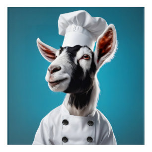 Chef Goat Acrylic Print