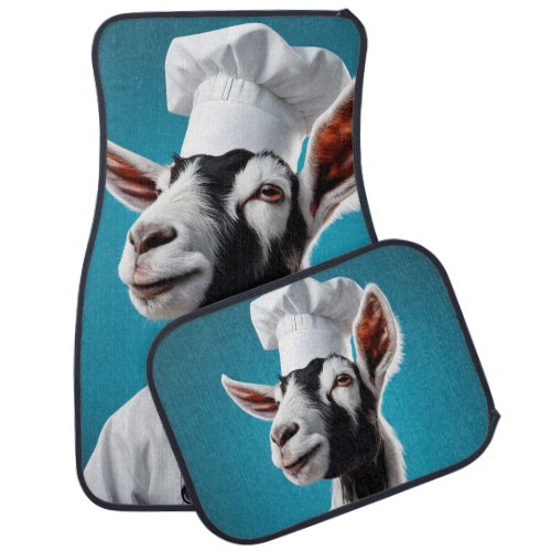 Chef Goat Car Floor Mat