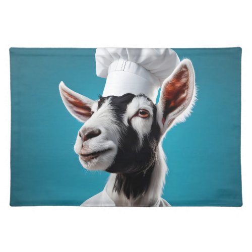 Chef Goat Cloth Placemat