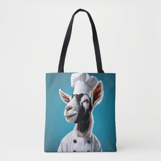 Chef Goat Tote Bag (Front)