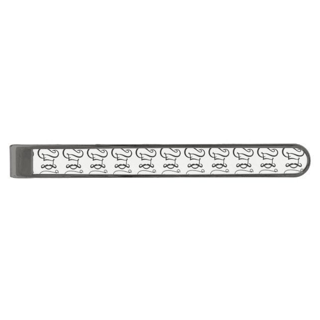 Chef Gunmetal Finish Tie Bar (Front)