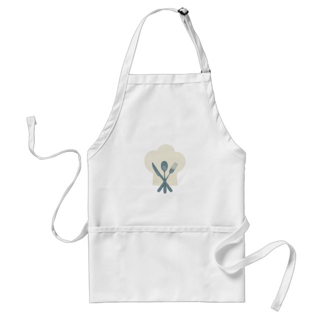 Chef Hat Adult Apron (Front)