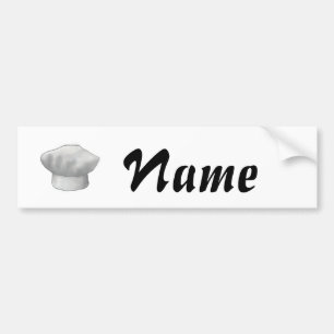 Chef Hat Bumper Sticker