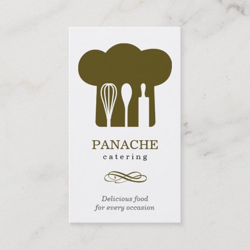 Customizable Chef Hat Business Card