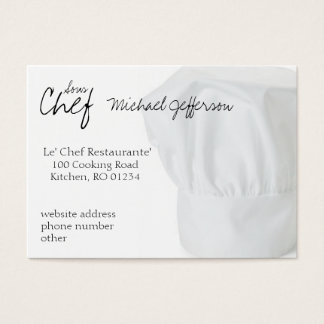 chef business cards