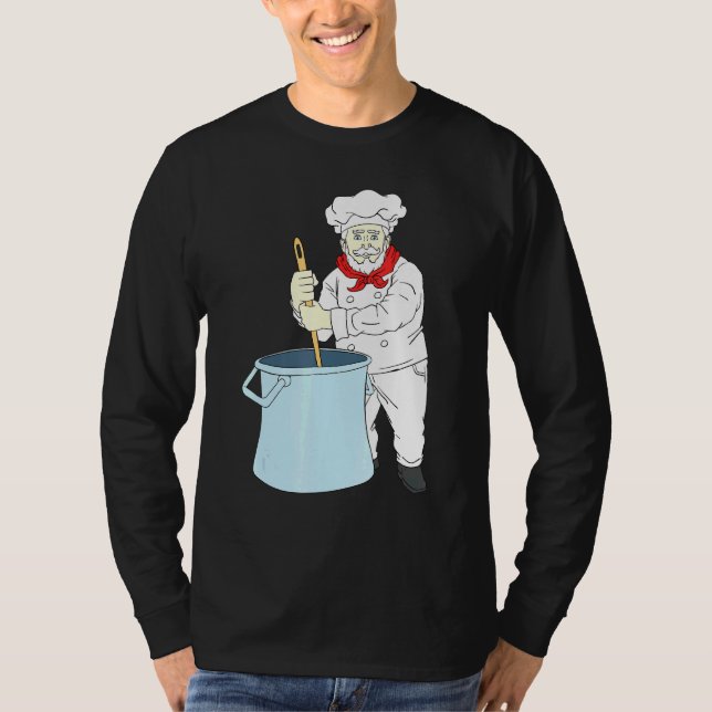 Chef Hat Cooking Utensil Cook Foodie Gourmet Cooki T-Shirt (Front)