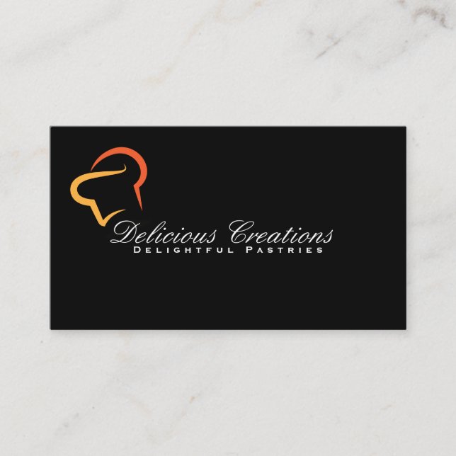 Chef Hat | Culinary Business Card (Front)