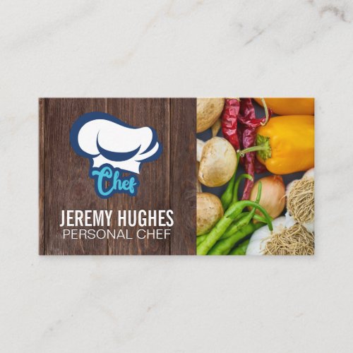 Chef Hat  Fresh Produce Business Card
