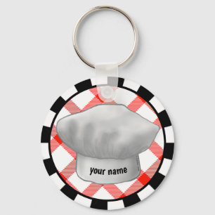 Chef hat keychain