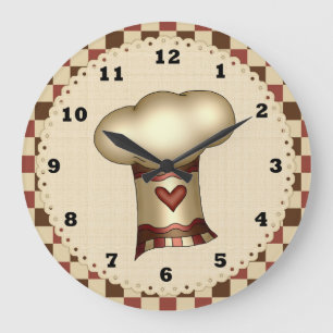 Chef Hat kitchen clock