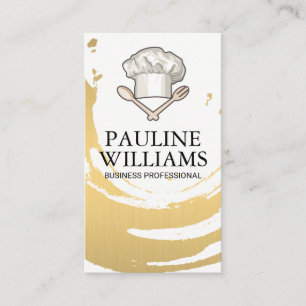 Chef Hat Kitchen Cooking Tools Business Card
