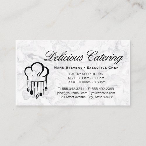 Chef Hat  Kitchenware Business Card