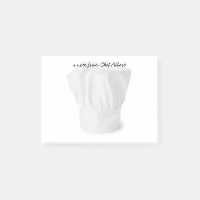 Chef Hat Notes (Front)