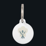 Chef Hat Pet ID Tag<br><div class="desc">Being a chef would be too much hard work.</div>