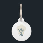 Chef Hat Pet ID Tag<br><div class="desc">Being a chef would be too much hard work.</div>
