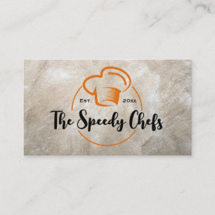 Chef Hat   Restaurant   Catering Business Card
