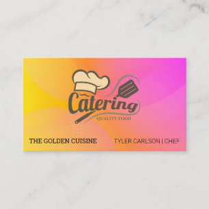 Chef Hat Restaurant Culinary Catering Business Card