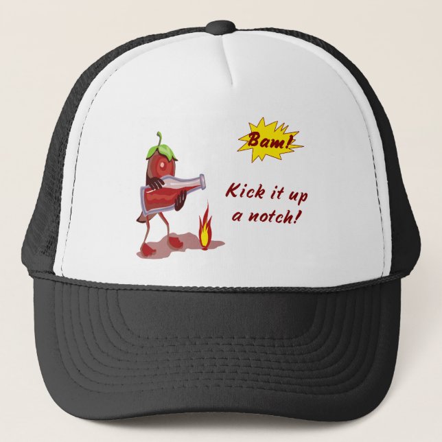 Chef Hat with Hot Red Pepper (Front)