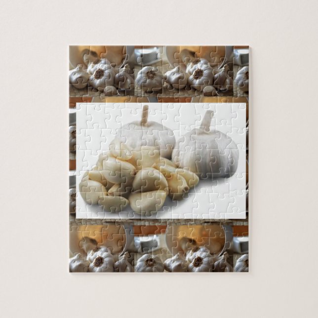 Chef Healthy Eating Cuisine Art Garlic Seasoning Jigsaw Puzzle (Vertical)