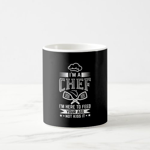 Chef Here Feed Not Kiss Cooking Lover Funny Gift Coffee Mug