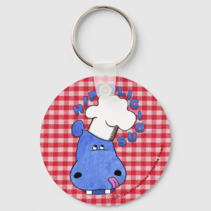 Chef Hippo- Hippolicious Keychain